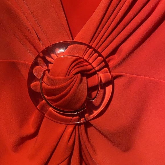 Bisou Bisou Top Coral-Orange - Picture 3 of 3